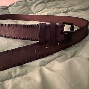 Men's Brown Leather Belt